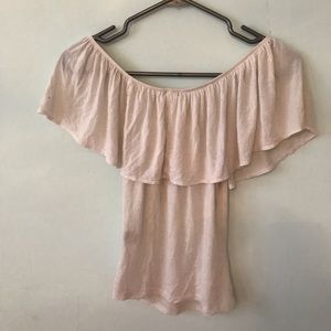 White off the shoulder top